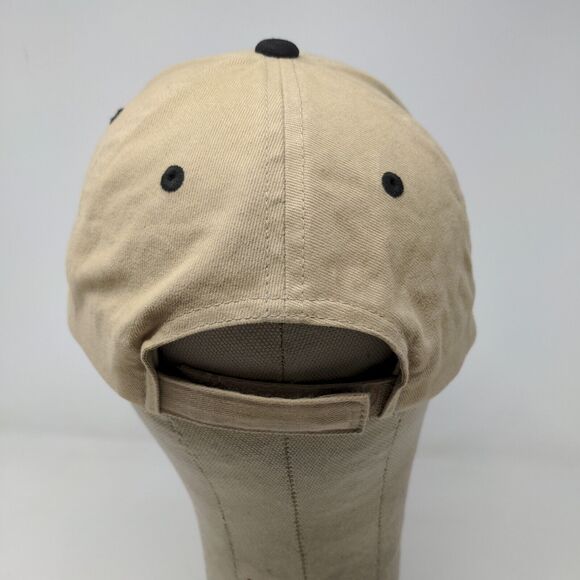 Otto Men's Pier 502 Strapback Hat Tan OSFM Embroidered Logo Spell Out - Picture 8 of 12